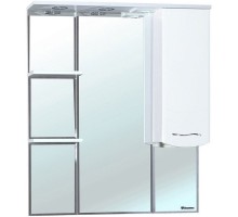 Зеркальный шкаф 73x100 см белый глянец R Bellezza Мари 4612912001011