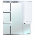 Зеркальный шкаф 83x100 см белый глянец R Bellezza Мари 4612914001019