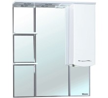 Зеркальный шкаф 83x100 см белый глянец R Bellezza Мари 4612914001019