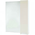 Зеркальный шкаф 68x80 см бежевый глянец/белый глянец R Bellezza Пегас 4610411001075