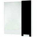 Зеркальный шкаф 88x80 см черный глянец/белый глянец R Bellezza Пегас 4610415001040