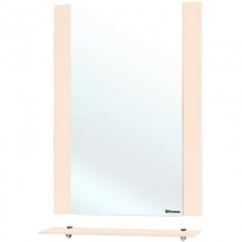 Зеркало 48x80 см бежевый глянец Bellezza Рокко 4613706030071