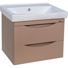 Тумба с раковиной капучино 60,5 см Bellezza Санриса 4630109180455 + 4690311076861