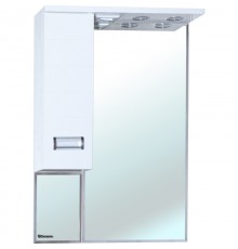 Зеркальный шкаф 68x101 см белый глянец L Bellezza Сиена 4613911002016