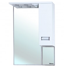 Зеркальный шкаф 68x101 см белый глянец R Bellezza Сиена 4613911001019