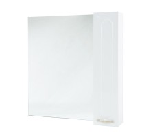 Зеркальный шкаф 74x80 см белый глянец L/R Bellezza Тиффани 4610512000014