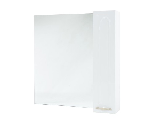 Зеркальный шкаф 74x80 см белый глянец L/R Bellezza Тиффани 4610512000014