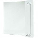 Зеркальный шкаф 84x80 см белый глянец серебряная патина L/R Bellezza Тиффани 4610514000395