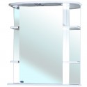 Зеркальный шкаф 65x72 см белый глянец R Bellezza Магнолия 4612710001015