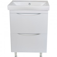 Тумба белый глянец 57 см Bellezza Санриса 4630109660018