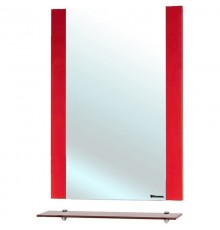 Зеркало 48x80 см красный глянец Bellezza Рокко 4613706030033