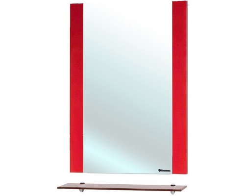 Зеркало 58x80 см красный глянец Bellezza Рокко 4613709030030