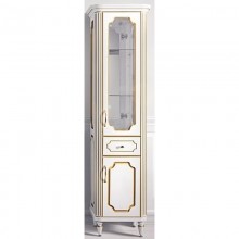 Пенал напольный слоновая кость золотая патина R Belux Каталония П 30-01