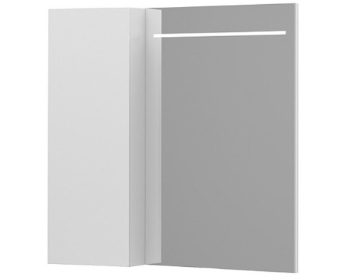 Зеркальный шкаф 78x80 см белый глянец L Belux Мадрид В 80 Ш