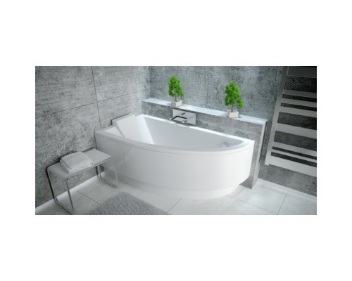 Акриловая ванна 150x70 см L Besco Praktika WAP-150-NL