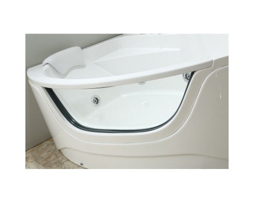 Акриловая гидромассажная ванна 160x100 см Black & White Galaxy 500800L