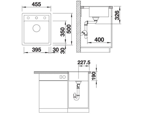 Кухонная мойка Blanco Dalago 45-F жасмин 517658