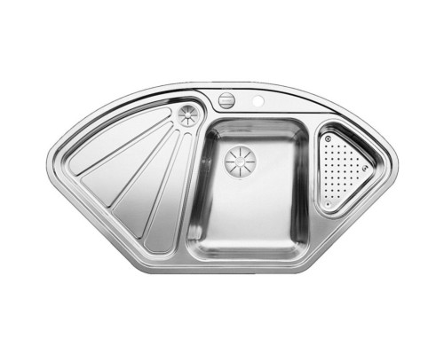 Кухонная мойка Blanco Delta-IF InFino зеркальная полированная сталь 523667