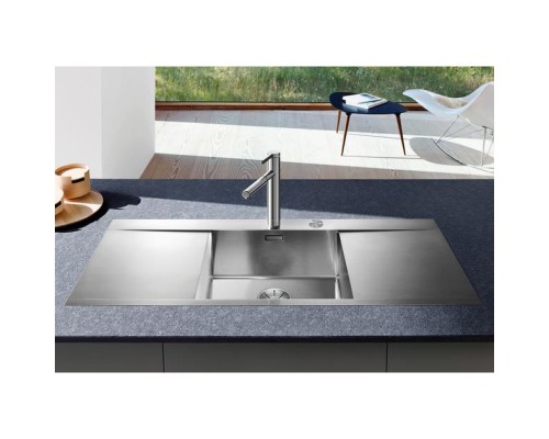 Кухонная мойка Blanco Flow 45S-IF InFino зеркальная полированная сталь 521636