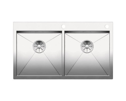 Кухонная мойка Blanco Zerox 400/400-IF/A InFino зеркальная полированная сталь 521648