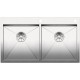 Кухонная мойка Blanco Zerox 400/400-IF/A InFino зеркальная полированная сталь 521648