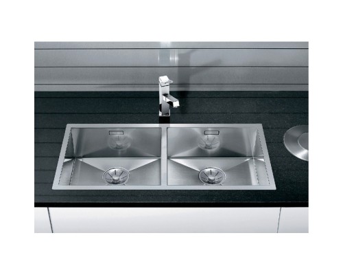 Кухонная мойка Blanco Zerox 400/400-IF InFino зеркальная полированная сталь 521619