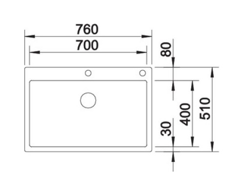 Кухонная мойка Blanco Claron 700-IF/A InFino нержавеющая сталь 521634