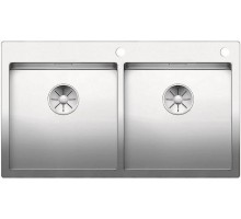 Кухонная мойка Blanco Claron 400/400-IF/A InFino нержавеющая сталь 521654