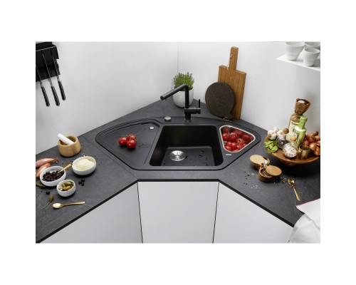 Кухонная мойка Blanco Delta II InFino черный 525867