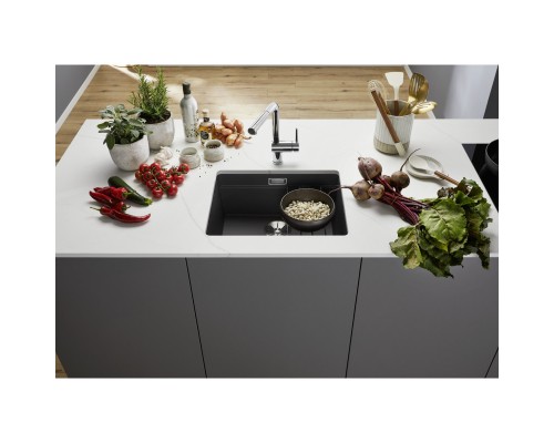 Кухонная мойка Blanco Etagon 500-U InFino темная скала 522228
