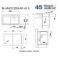Кухонная мойка Blanco Zenar 45S InFino жасмин 523855