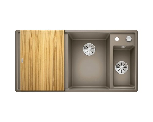 Кухонная мойка Blanco Axia III 6S InFino серый беж 523469