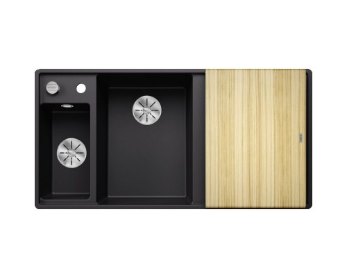Кухонная мойка Blanco Axia III 6 S-F InFino черный 525853