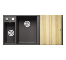 Кухонная мойка Blanco Axia III 6 S-F InFino темная скала 524664