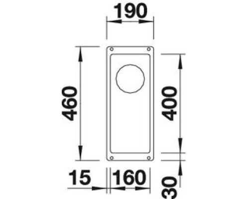 Blanco Subline 160-U 513951 Мойка врезная