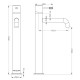 Смеситель для раковины Boheme Uno 462-MW