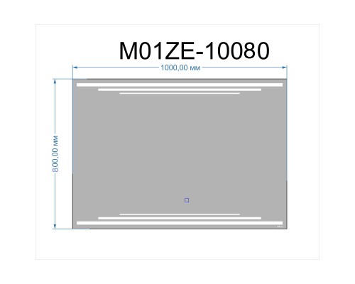 Зеркало 100x80 см Bond M01ZE-10080