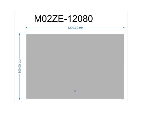 Зеркало 120x80 см Bond M02ZE-12080