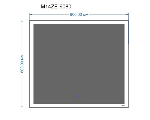 Зеркало 90x80 см Bond M14ZE-9080