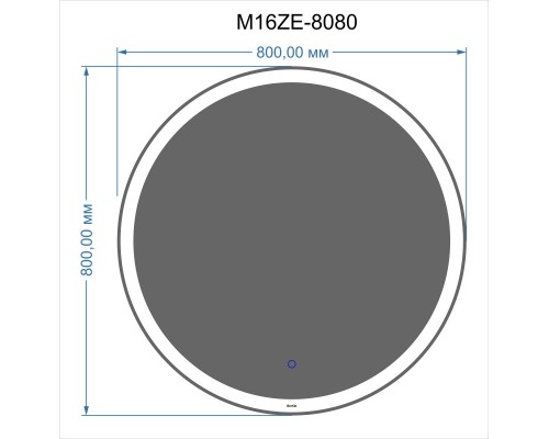 Зеркало 80x80 см Bond M16ZE-8080