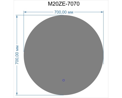 Зеркало 70x70 см Bond M20ZE-7070