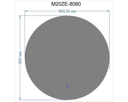 Зеркало 80x80 см Bond M20ZE-8080