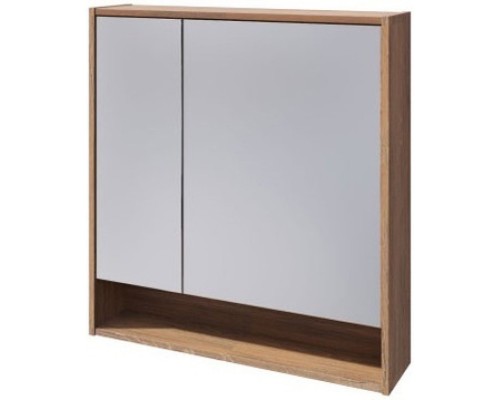 Зеркальный шкаф 75,8x80 см дуб сомеро Caprigo 2051-Дуб сомеро