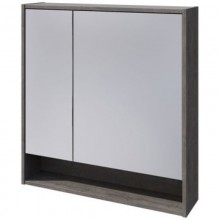 Зеркальный шкаф 75,8x80 см дуб рошелье Caprigo 2051-Дуб рошелье