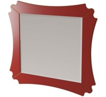Зеркало 98x85,9 см красный матовый Caprigo Bourget 11031-B014