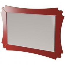 Зеркало 124,6x84,2 см красный матовый Caprigo Bourget 11032-B014