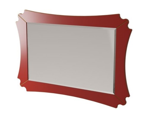 Зеркало 124,6x84,2 см красный матовый Caprigo Bourget 11032-B014