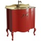Тумба красный матовый 80,6 см Caprigo Bourget 11023-B014