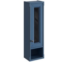 Шкаф одностворчатый синий матовый R Caprigo Jardin 10490R-B036