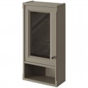Шкаф одностворчатый серый матовый L Caprigo Jardin 10492L-B021